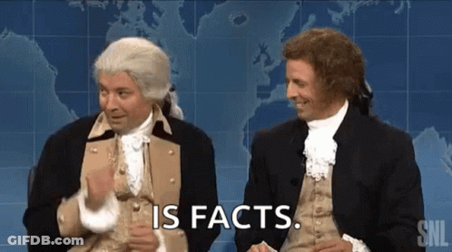 Two Men In Historical Costumes Talking GIF