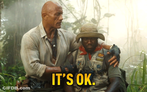 Two Men In Jungle Saying It's Ok GIF
