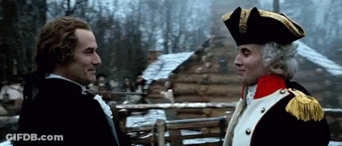Two Men In Military Uniforms Smiling GIF