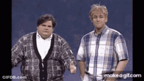 Two Men In Plaid Shirts GIF