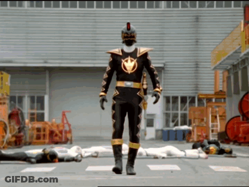 Two Men In Red Superhero Costumes GIF