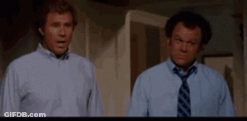 Two Men In Shirts And Ties GIF
