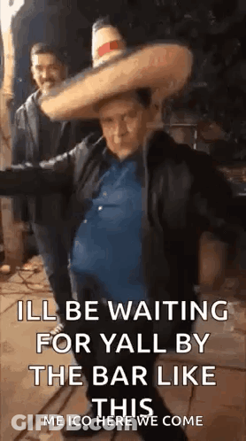 Two Men In Sombreros GIF