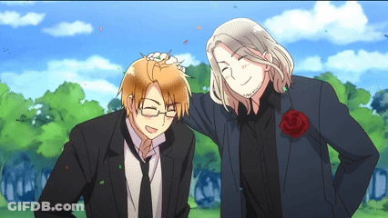Two Men In Suits And Ties GIF