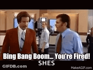 Two Men In Suits Standing Together GIF