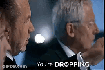 Two Men In Suits Talking GIF
