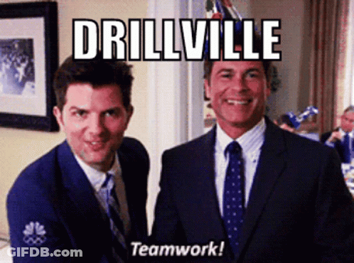 Two Men In Suits Teamwork GIF