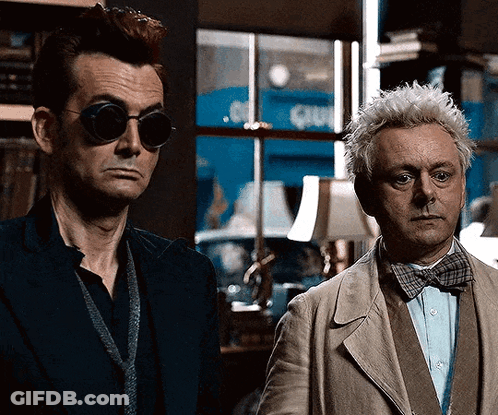 Two Men In Sunglasses And Bow Ties GIF