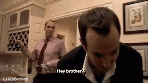 Two Men In Tuxedos And Bow Ties At Bar 2022 GIF