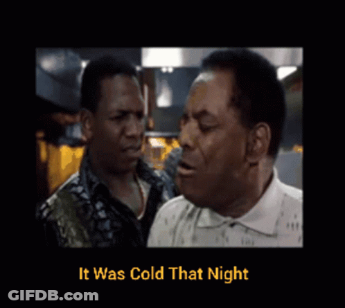 Two Men It Was Cold That Night GIF