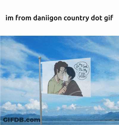 Two Men Kissing Im From Daniigon Country GIF