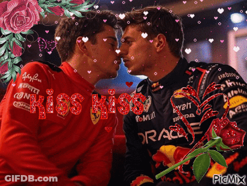 Two Men Kissing Kiss Kiss GIF