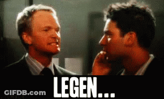 Two Men Looking At Each Other Legen GIF