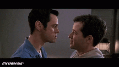 Two Men Looking At Each Other Movie Clip GIF