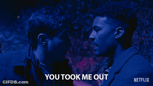 Two Men Looking At Each Other Saying You Can Put Me Back In GIF