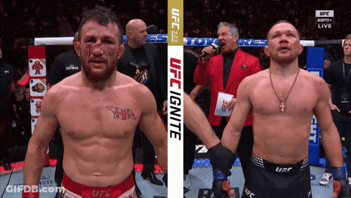 Two Men Next To Each Other UFC Ignite GIF