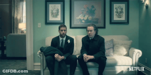 Two Men On Couch Netflix GIF