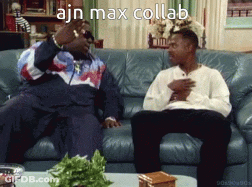 Two Men On Couch With Ajn Max Collab GIF