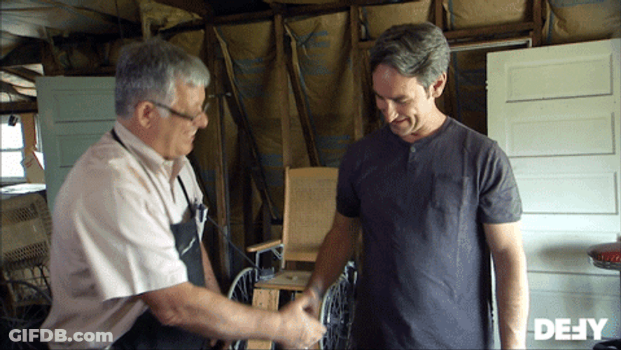 Two Men On Deal GIF