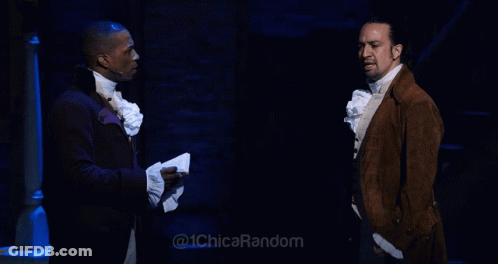 Two Men On Stage @ 1Chica Random GIF