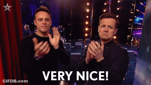 Two Men On Stage With Very Nice GIF