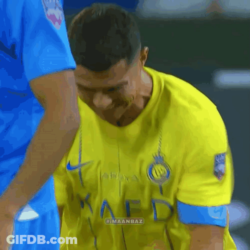 Two Men, One In Blue Shirt With Italia GIF