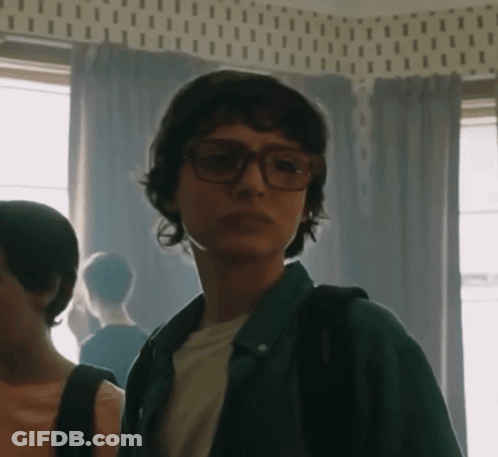 Two Men One Wearing Real World Shirt GIF