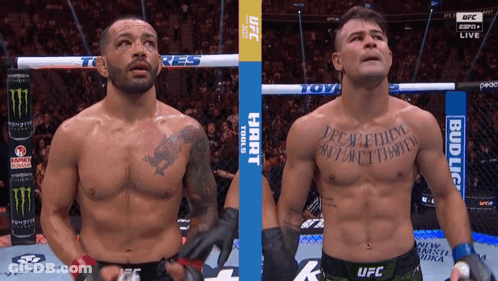 Two Men, One With Dream Believe Achieve Tattoo GIF