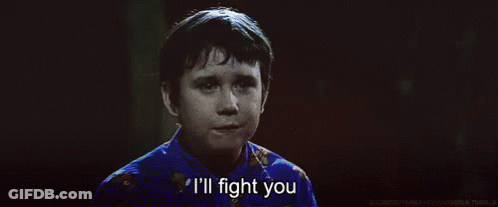 Two Men Playing Rock Paper Scissors You Win GIF