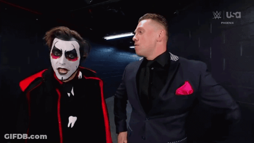 Two Men Pointing At Each Other GIF