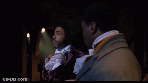 Two Men Praying In Dark Room GIF