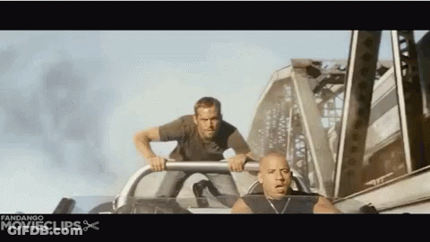 Two Men Riding Roller Coaster Fandango Movieclips GIF