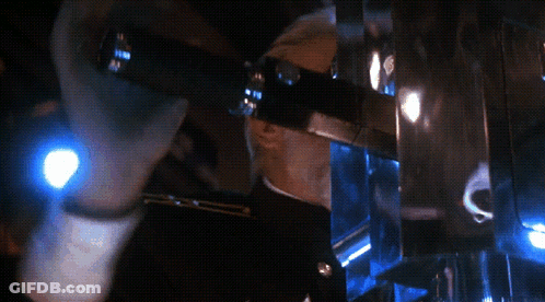 Two Men Saying My Favorite Color Is Blue GIF