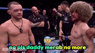 Two Men Saying No Pls Daddy Merab No More GIF