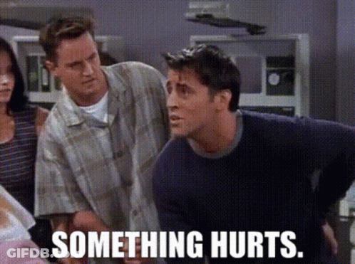 Two Men Saying Something Hurts GIF