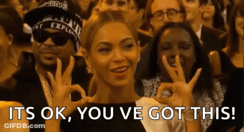 Two Men Saying You Got This!! GIF