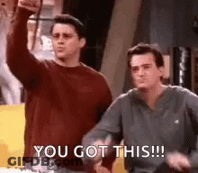 Two Men Saying You Got This GIF