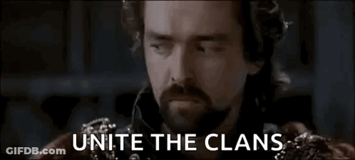 Two Men Shaking Hands Unite The Clans GIF