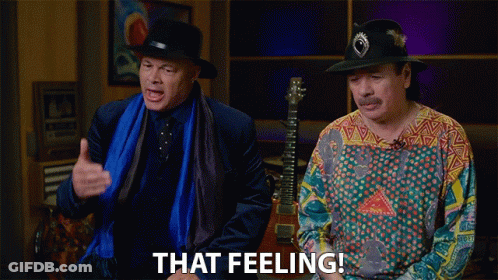 Two Men Side By Side Saying That Feeling GIF