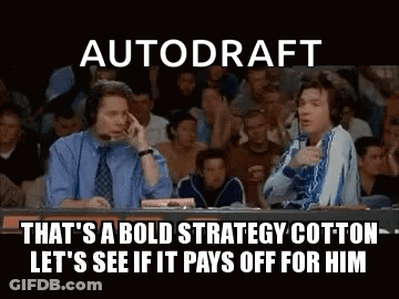 Two Men Sitting At Table Talking To Crowd GIF