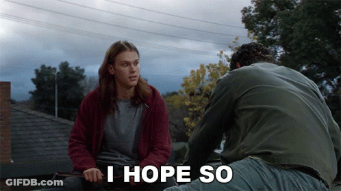 Two Men Sitting I Hope So GIF