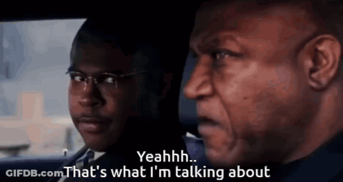 Two Men Sitting In Car Talking GIF