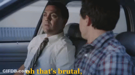 Two Men Sitting In Car Talking GIF