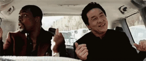 Two Men Sitting In Car Thumbs Up GIF