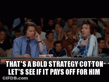 Two Men Sitting In Front Of Crowd Talking Strategy GIF