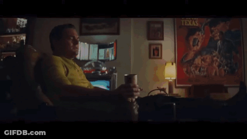 Two Men Sitting In Living Room Saying Buffer That GIF