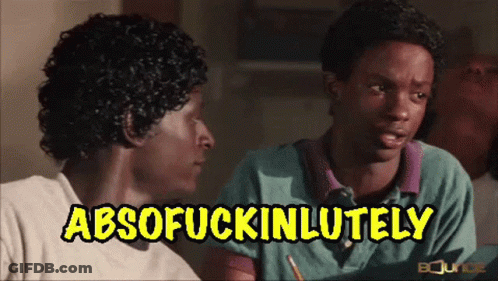 Two Men Sitting Next To Each Other GIF