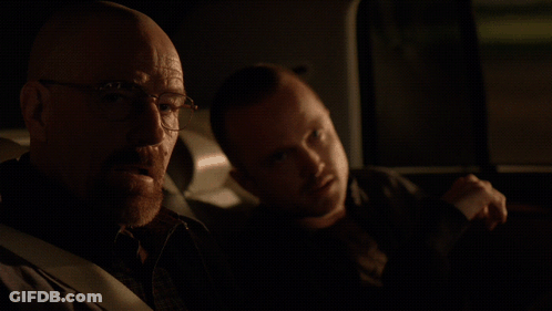 Two Men Sitting Next To Each Other With Hell No GIF