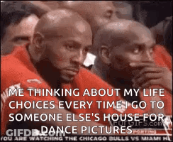 Two Men Sitting One Thinking About Life GIF
