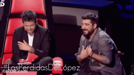 Two Men Sitting With Lasperdidasdellopez GIF